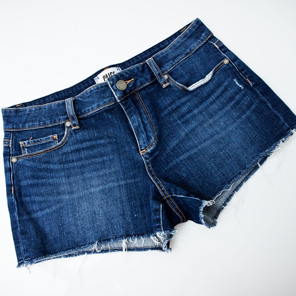 PAIGE Denim Cutoff Jean Shorts